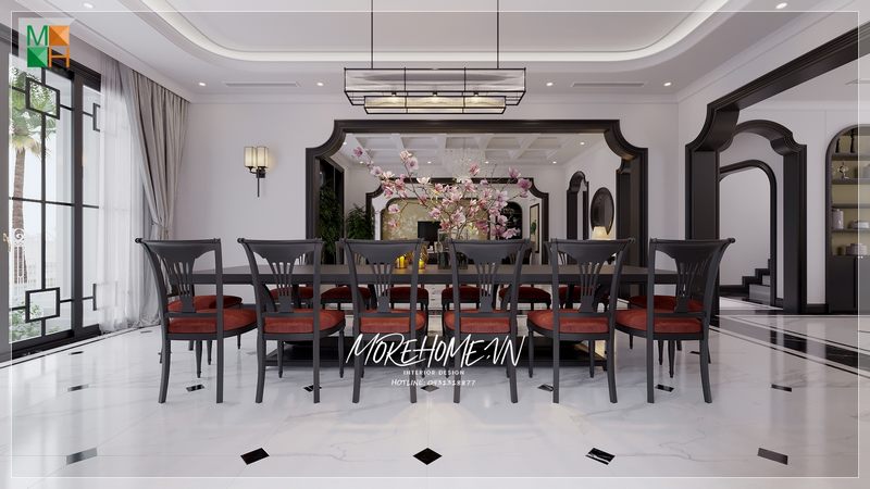 Hãy cân nhắc và đề xuất những mẫu thiết kế phòng ăn đẹp mắt và ấn tượng để phù hợp với không gian sống của tất cả các gia đình.
